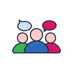 Focus Group Vector icon