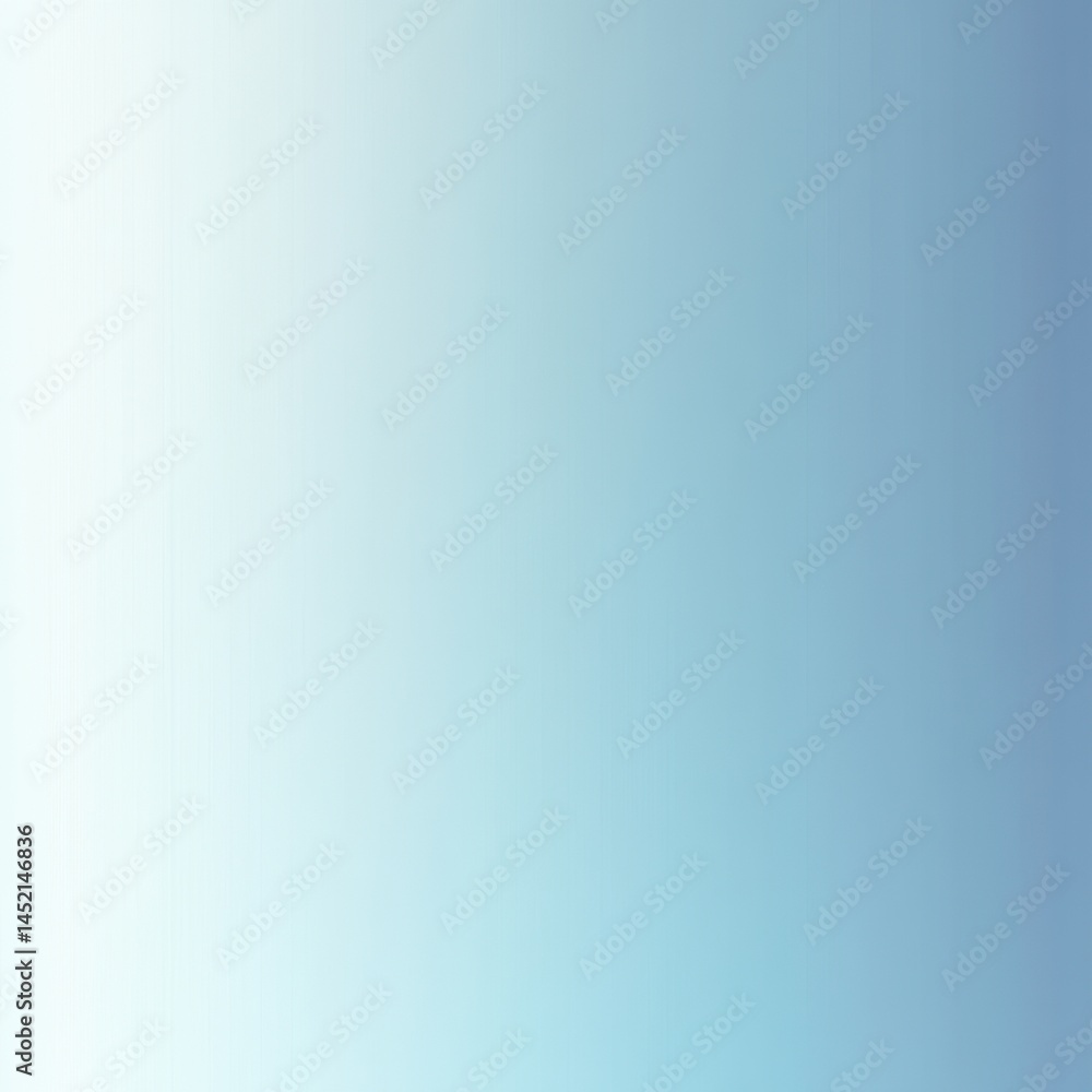 Poster bright sky gradient displayed in soft blues with sunlight peeking through clouds in a serene atmosph