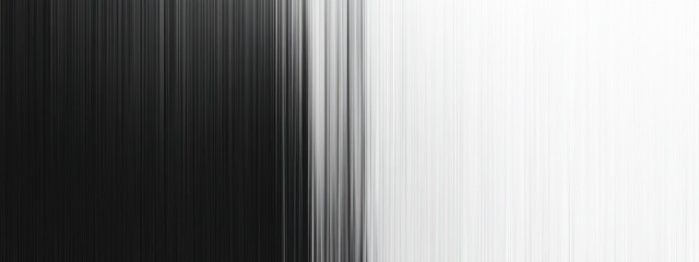 Abstract art piece demonstrating a gradient transition from black to white with blurred vertical lines