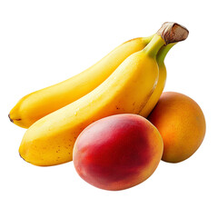 Luminous Sunrise Fusion IV Warm Mix of Peach Banana Isolated on Transparent Background