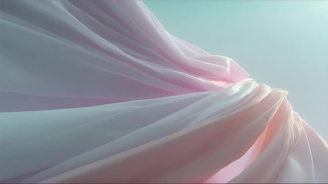 Soft fabric drape texture background