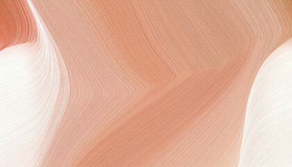Obraz premium Abstract flowing lines with soft pastel tones in warm colors