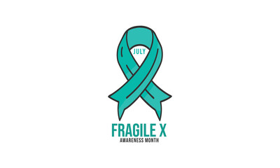Fragile X Awareness Month. background, banner, card, poster, template. Vector illustration.