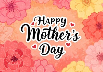 Elegant Wishes: Calligraphy Design for Mother’s Day"