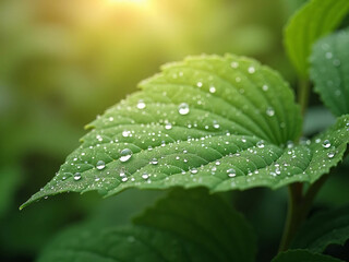 dew on a leaf