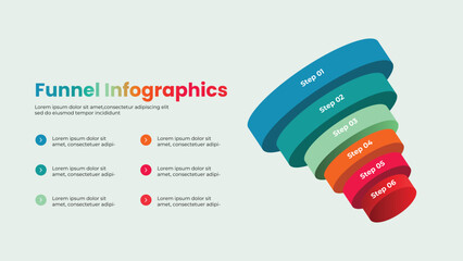 funnel infographics design 