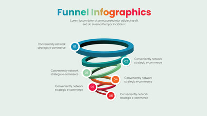 funnel infographics design 