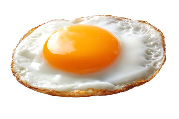 an fried egg on a transparent background