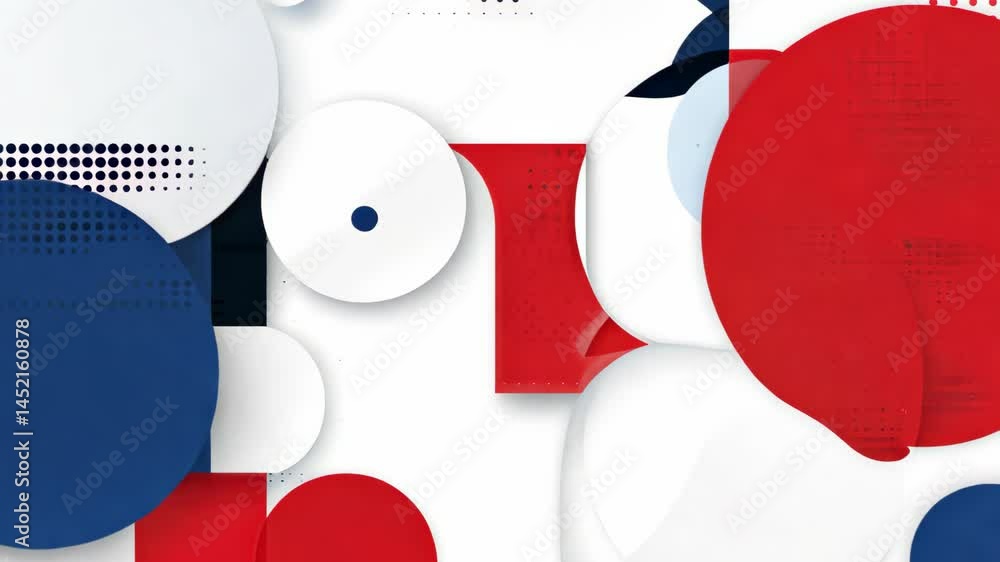Poster bright and vibrant abstract design featuring geometric shapes and patterns. this modern artwork blen