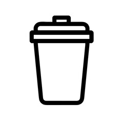 Trash Bin Icon for Deletion