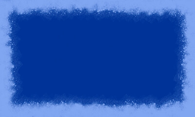 grunge frame with snowflakes