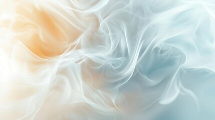 Fototapeta premium Abstract digital art piece that appears to be made up of different shades of blue and orange.