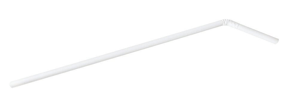 straw isolated on white