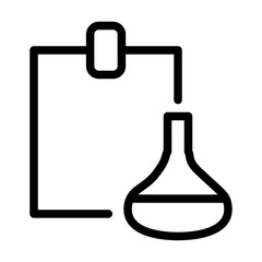 experiment line icon