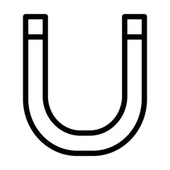 magnet line icon