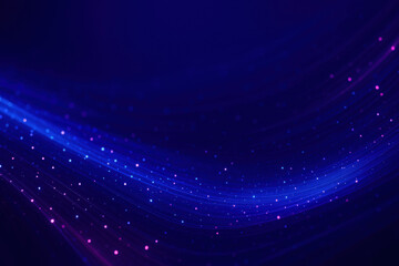 Fototapeta premium Innovation and growth seamlessly in this dynamic digital design illustrating strategy and efficiency through vibrant particle streams in motion