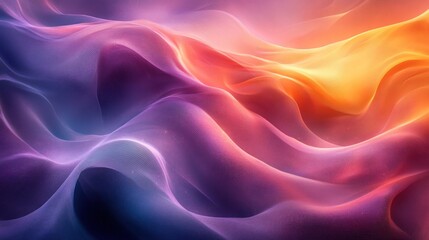 Obraz premium Abstract wavy vibrant colors