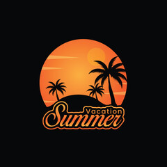 Fototapeta premium Holiday logo design template