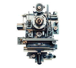 Fototapeta premium A machine with many parts and gears