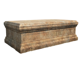 A stone slab with the word "Habib" written on it