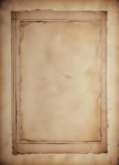 Retro photo effect with vintage paper texture  Distressed border, faded hues ,  style,  design