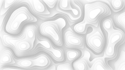 Abstract modern 3d Paper cut white background .white waves background ,paper art style, Abstract Luxury paper cut background, Abstract decoration