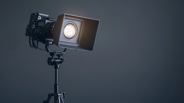 Professional camera setup with softbox lighting for high-quality photography.