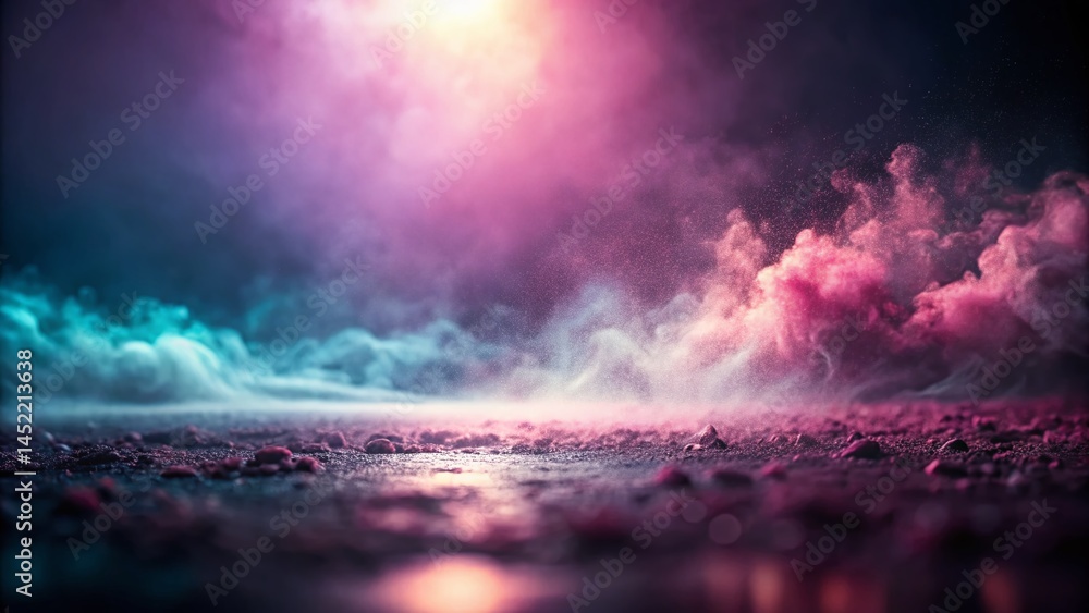 Poster abstract dark pink overlay background with copy space - left alignment