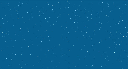 Stars in the night sky. Vector drawing