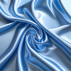 Obraz premium blue silk background