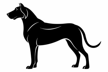 bloodhound sihouette black vector