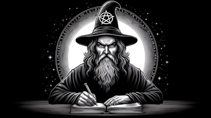 Grim Sorcerers Moonlit Scribing.