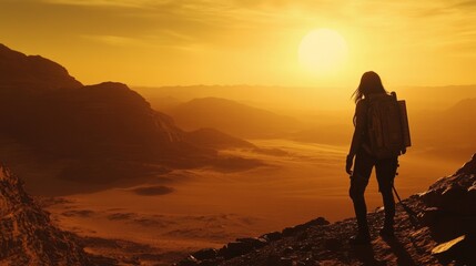 Wadi Rum desert in Jordan looks like Mars. Many sci-fi movies were filmed here.
