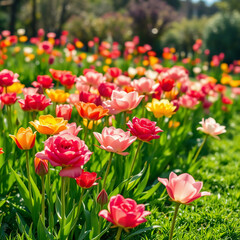 Colorful Flower Garden