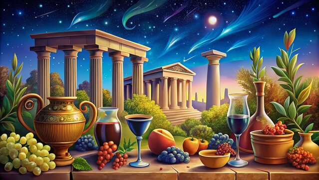 Ancient Greece Doodle Night: Travel, History, Music, Food & Wine
