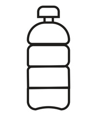  Line Art Vector of Sports Water Bottle