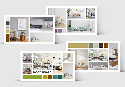 Interior Design Mood Board Layout