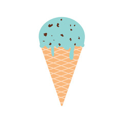 チョコミントチップのイメージアイスクリーム