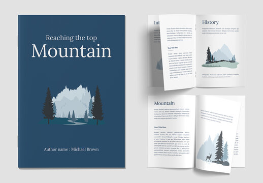 Classic Style Book Layout with Illustrations
