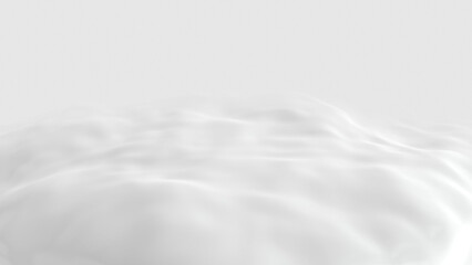 Milk waves on a bright white background illustration.