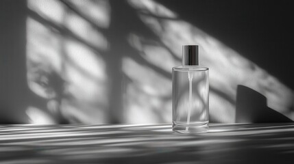 Elegant ballet dancer performing under dramatic lighting with shadows