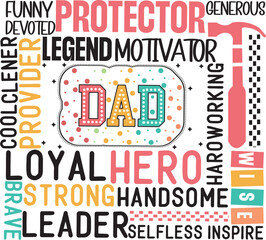 dad svg design cut files