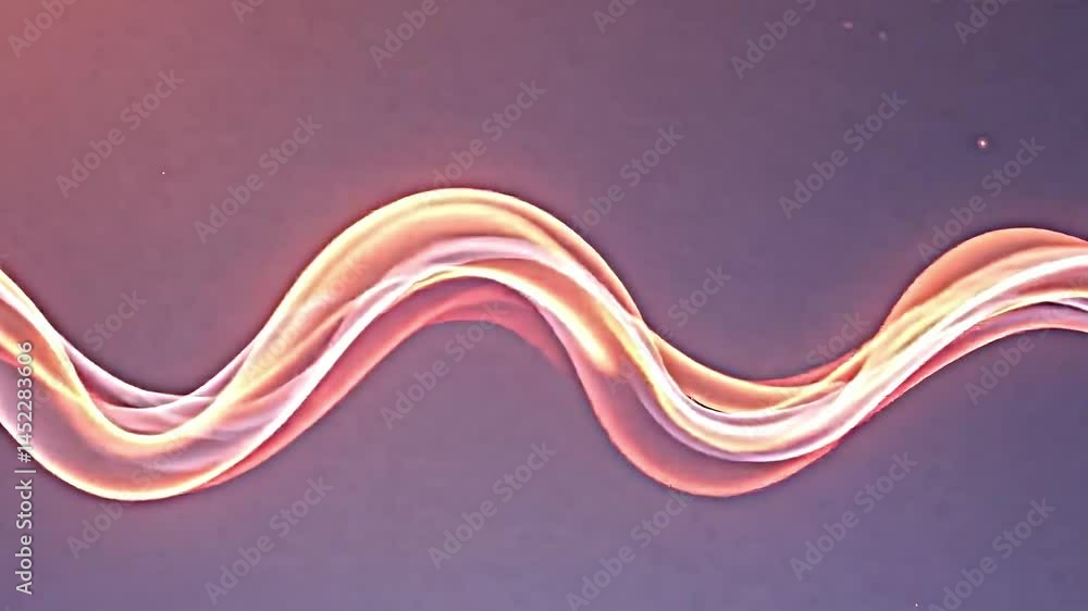 Fototapete visually captivating background smooth flowing pattern intertwined translucent waves shades orange p