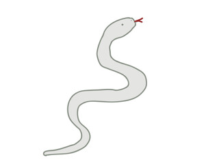 Illustration of the God's White Snake
