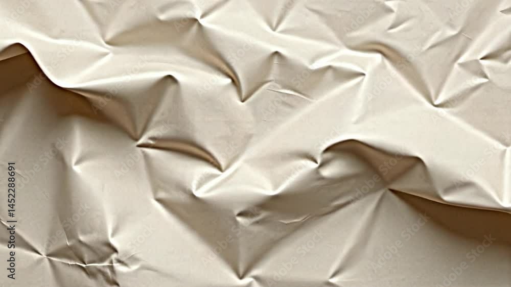 Fototapete crumpled light-colored fabric complex irregular pattern fabric appears soft slightly wrinkled creati