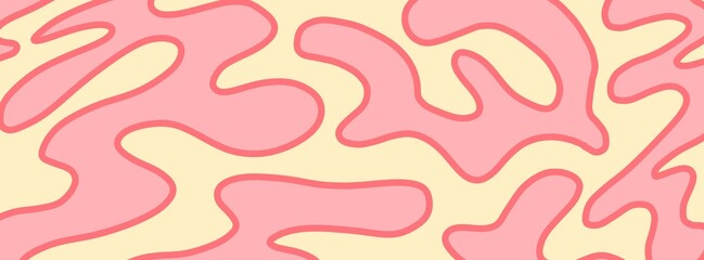 abstract pink background with bubbles