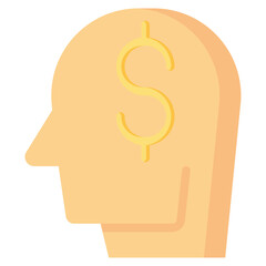 investment idea vector flat icon