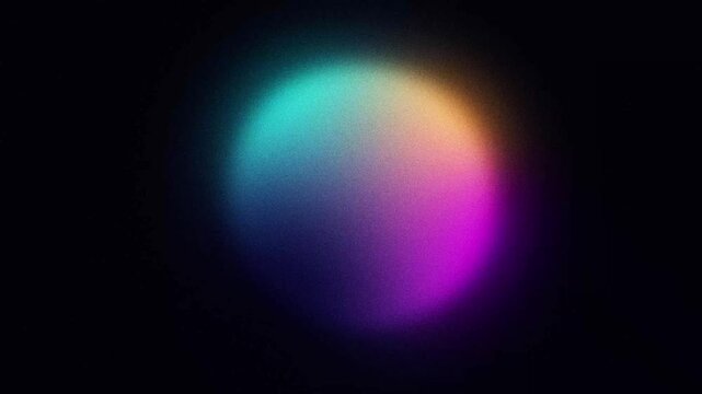 abstract colorful blurry gradient sphere shifting, animated looping background