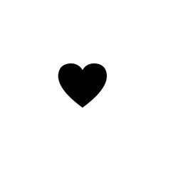 red heart on white background