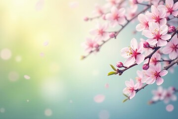 Obraz premium pink cherry blossom